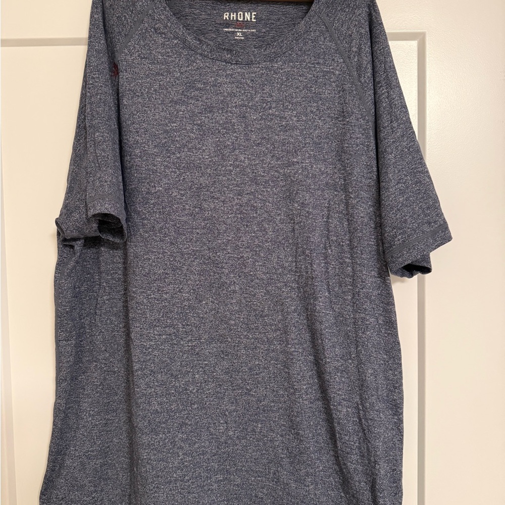 Rhone Men's Heathered Navy Short Sleeve Tee
